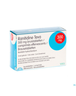 Ranitidine 300 mg teva comp eff  30 x 300 mg