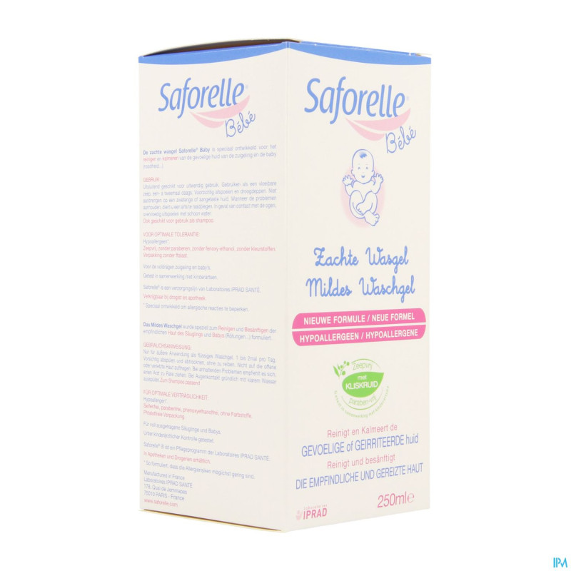 Saforelle bb gel lavant doux    250ml