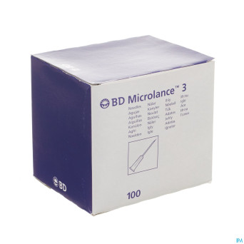 Bd microlance 3 aig. 21g 2 rb 0,8x50mm vert    100