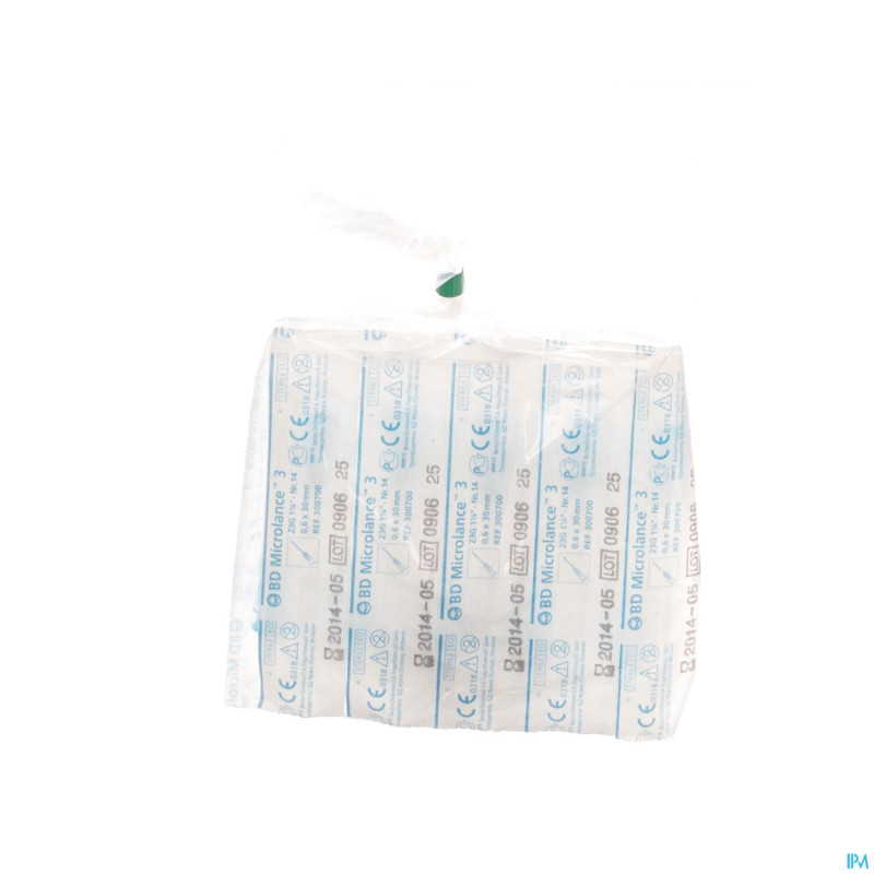 Bd microlance 3 aig.23g 1 1/4 rb 0,6x30mm bleu  10