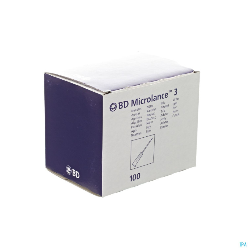 Bd microlance 3 aig. 25g 1 rb 0,5x25mm orange  100