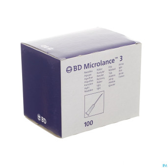 Bd microlance 3 aig. 25g 1 rb 0,5x25mm orange  100