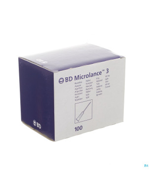 Bd microlance 3 aig. 25g 1 rb 0,5x25mm orange  100