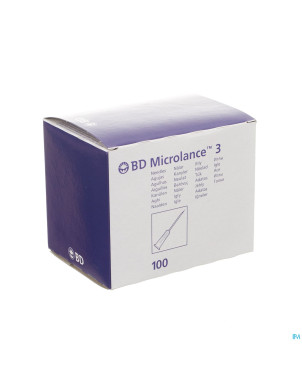 Bd microlance 3 aig.25g 5/8 rb 0,5x16mm orange 100