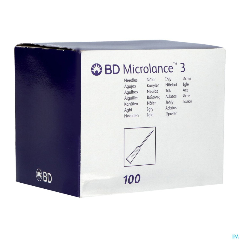 Microlance 3 aig. 18g 1/2 1 sb 1,2mm 40mm  10 rose