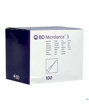 Microlance 3 aig. 18g 1/2 1 sb 1,2mm 40mm  10 rose