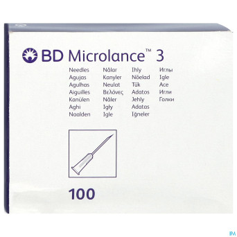 Microlance 3 aig. 18g 1/2 1 sb 1,2mm 40mm  10 rose