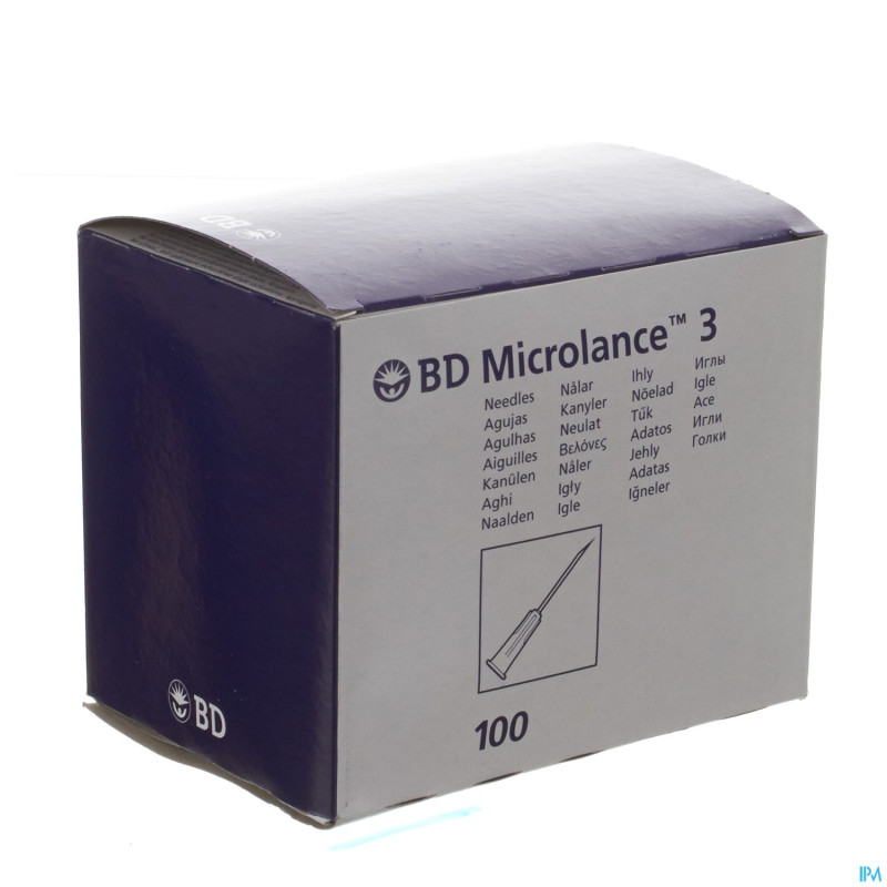 Bd microlance 3 aig.18g 1/2 sb 1,2mm 40mm rose 100