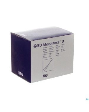 Bd microlance 3 aig.24g 1 rb 0,55x25mm lavande 100