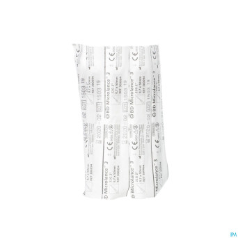 Bd microlance 3 aig. 22g 2 rb 0,7x50mm noir    10