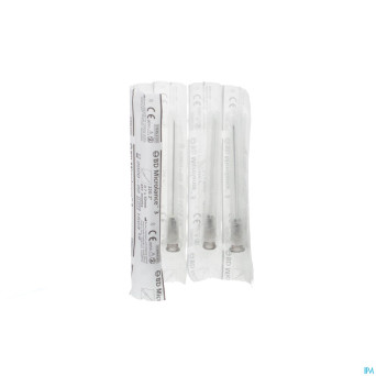 Bd microlance 3 aig. 22g 2 rb 0,7x50mm noir    10