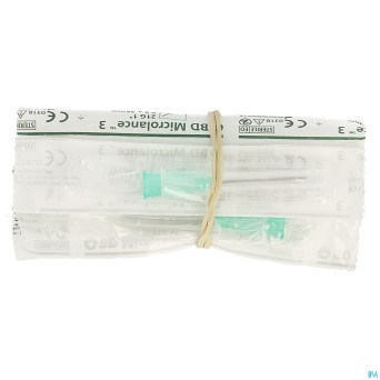 Bd microlance 3 aig.21g 1 rb 0,8x25mm vert    10