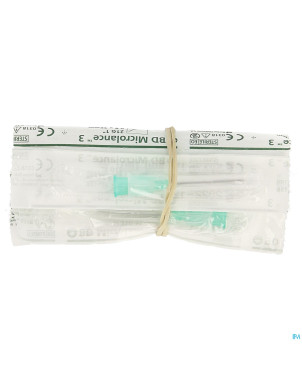 Bd microlance 3 aig.21g 1 rb 0,8x25mm vert    10