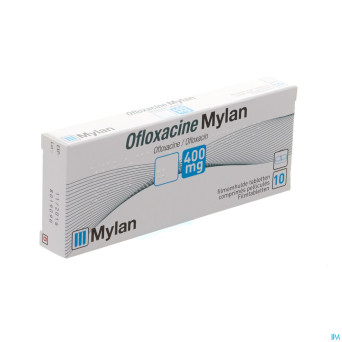 Ofloxacine mylan 400 mg comp 10x400mg