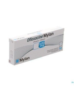 Ofloxacine mylan 400 mg comp 10x400mg