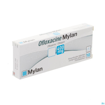 Ofloxacine mylan 400 mg comp 10x400mg