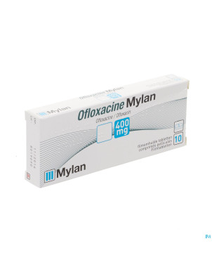 Ofloxacine mylan 400 mg comp 10x400mg