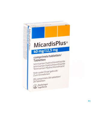 Micardisplus comp 28 x 40 mg/12,5 mg