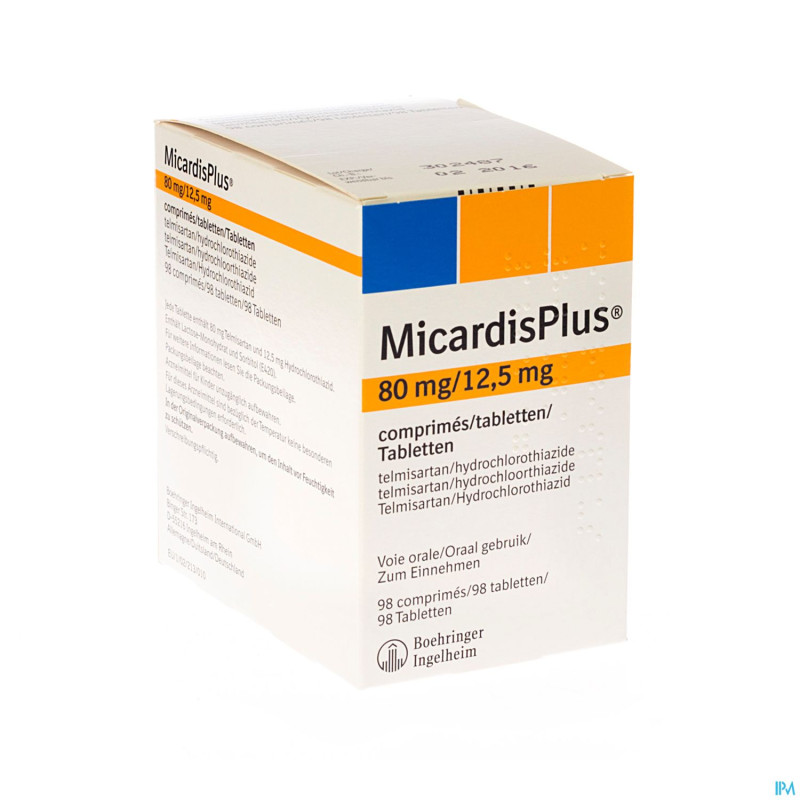Micardisplus comp 98 x 80 mg/12,5 mg