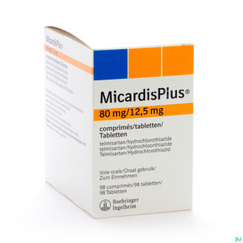 Micardisplus comp 98 x 80 mg/12,5 mg