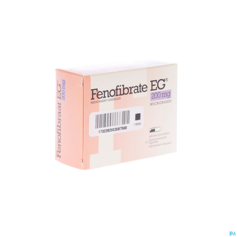 Fenofibrate eg 200 micro caps 30
