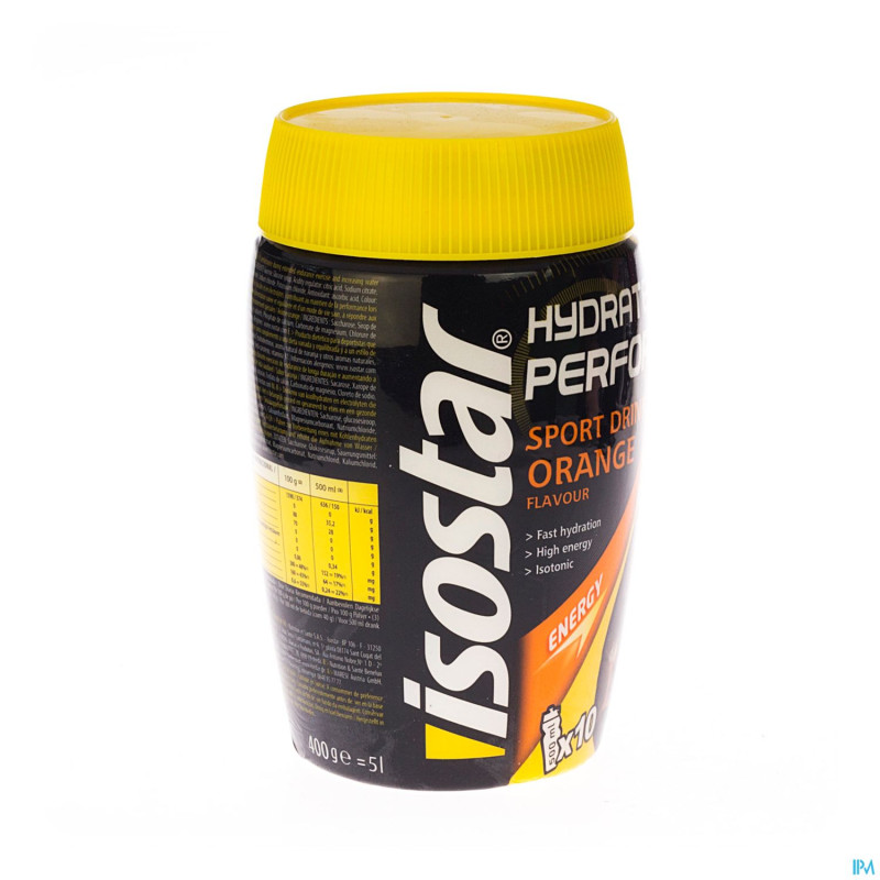 Isostar orange poudre    400g nf