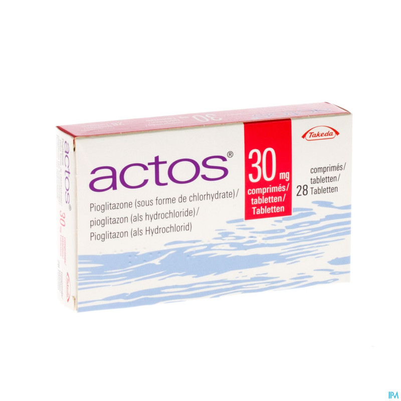 Actos 30 mg comp 28 x 30 mg