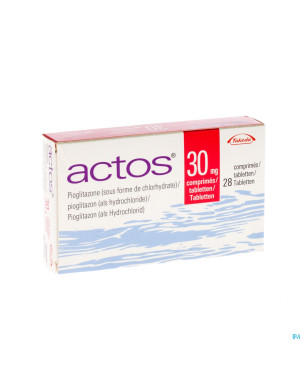 Actos 30 mg comp 28 x 30 mg