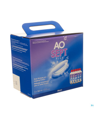 Aosept plus pack 6 mois    5x360ml