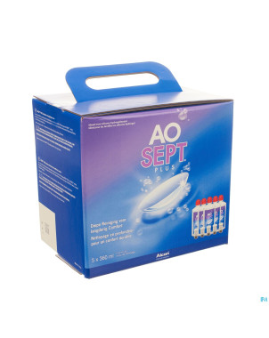 Aosept plus pack 6 mois    5x360ml