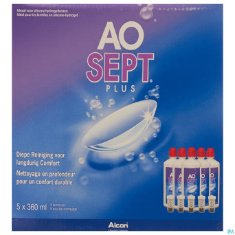 Aosept plus pack 6 mois    5x360ml