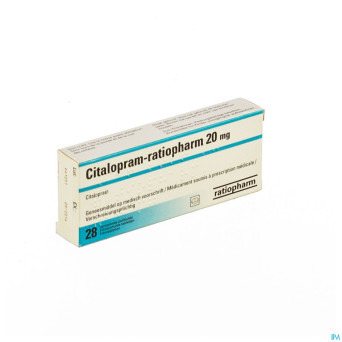 Citalopram ratiopharm comp 28 x 20mg