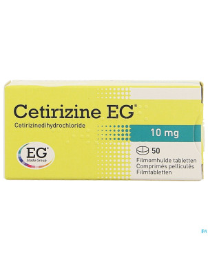 Cetirizine eg    comp 50x10mg