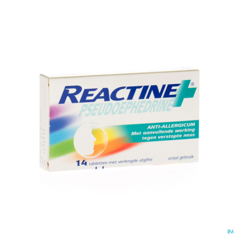 Reactine pseudoephedrine comp 14