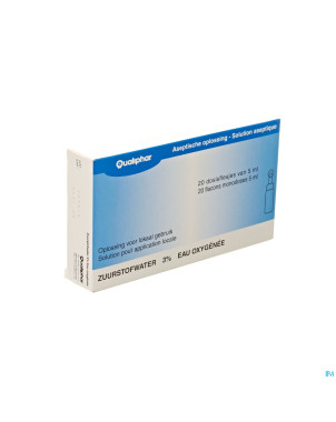 Eau oxygenee stabilisee 3%    unit dose 20x5ml