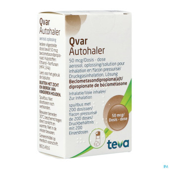 Qvar  50 ucb autohaler dose 200 x  50mcg