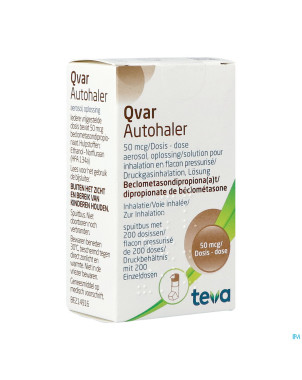Qvar  50 ucb autohaler dose 200 x  50mcg