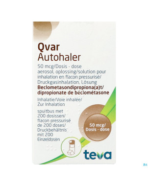 Qvar  50 ucb autohaler dose 200 x  50mcg