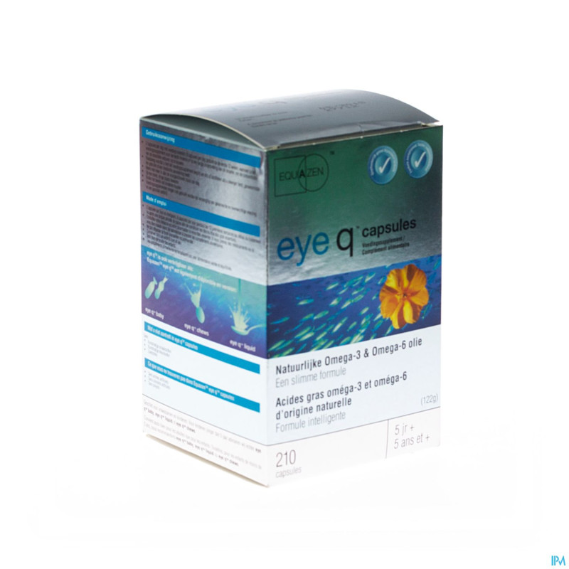 Eye q omega 3/6 epa 500mg springfield softgels 210
