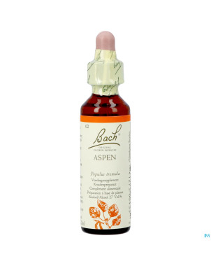 Bach flower remedie 02 aspen   20ml