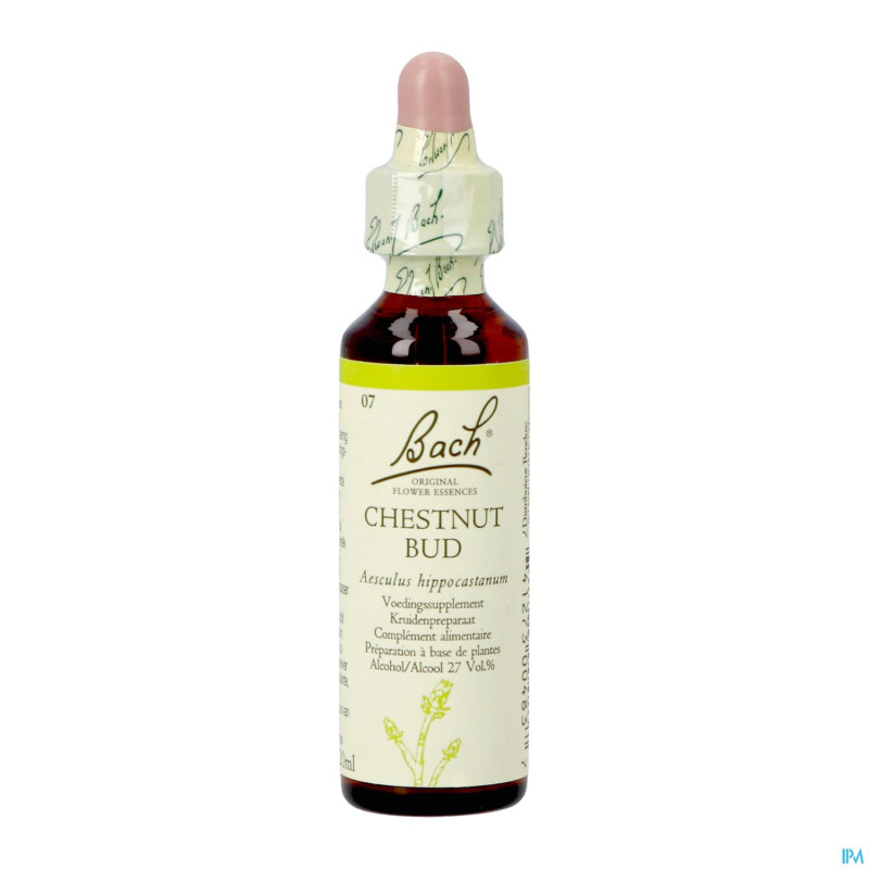 Bach flower remedie 07 chestnut bud    20ml
