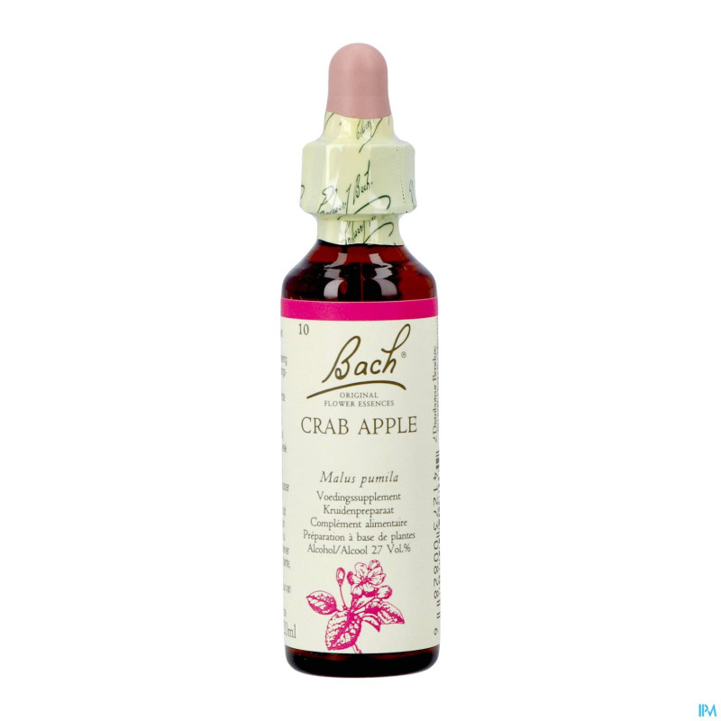 Bach flower remedie 10 crab apple    20ml