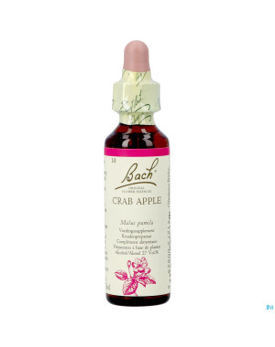 Bach flower remedie 10 crab apple    20ml