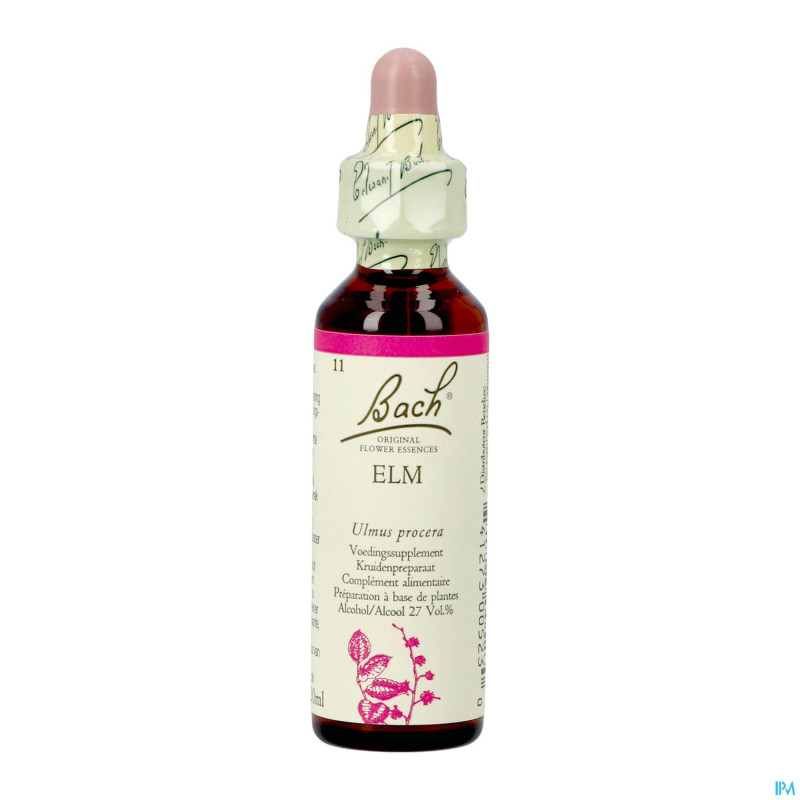 Bach flower remedie 11 elm    20ml