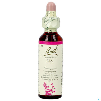 Bach flower remedie 11 elm    20ml