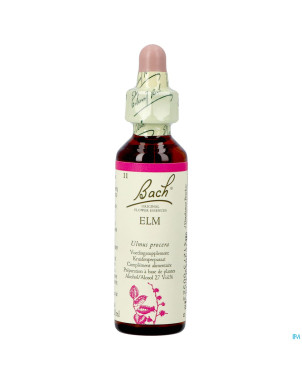 Bach flower remedie 11 elm    20ml
