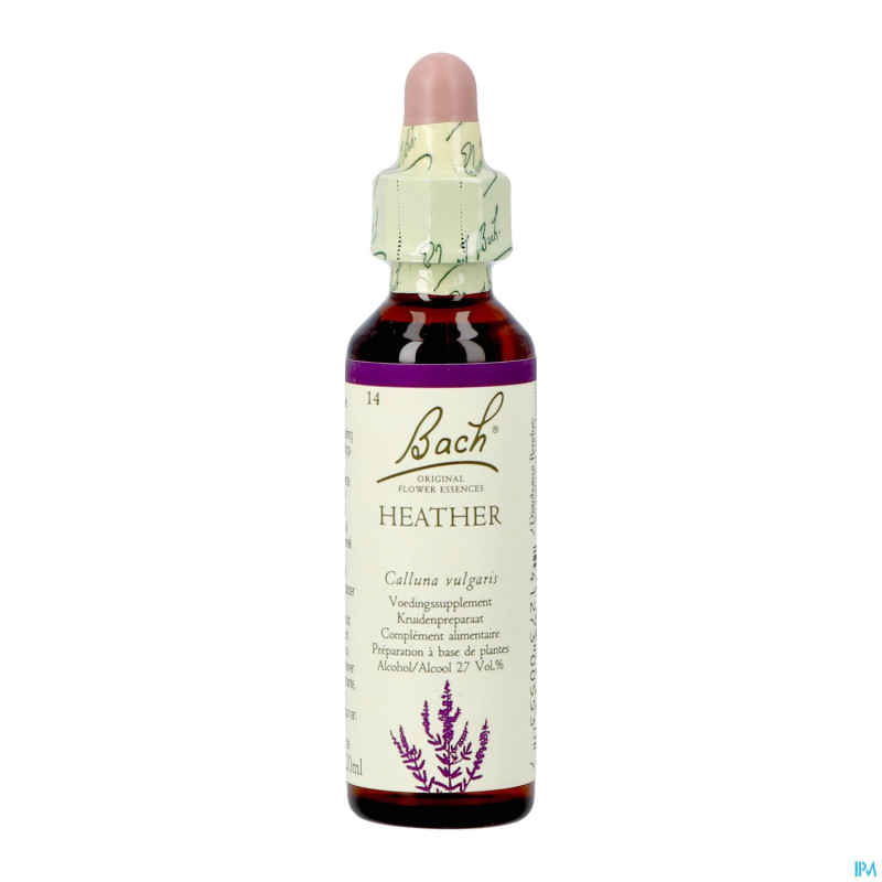 Bach flower remedie 14 heather 20ml