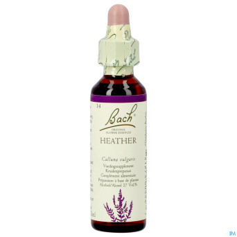 Bach flower remedie 14 heather 20ml