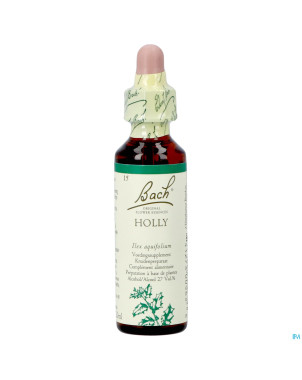 Bach flower remedie 15 holly   20ml