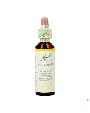 Bach flower remedie 17 hornbeam    20ml